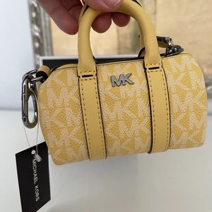 BNWT Michael Kors micro duffle key fob